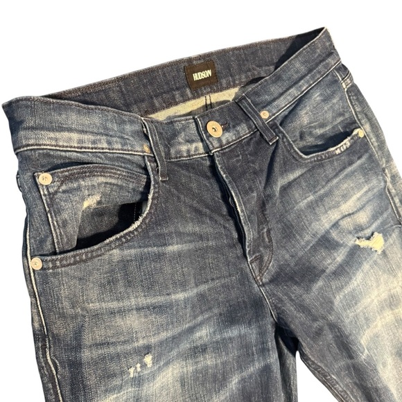 Hudson Jeans Women's Blue Straight Leg Jeans - Picture 5 of 7